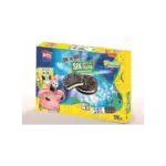 Печиво сендвіч БЕЗ ПАЛЬМОВОГО МАСЛА Mega SpongeBob Arluy Іспанія 176 г (4х44) Іспанія