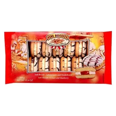 Печиво сендвіч із молочним кремом і джемом Feiny Biscuits Jaffa 380 г Австрія