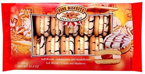 Печиво сендвіч із молочним кремом і джемом Feiny Biscuits Jaffa 380 г Австрія