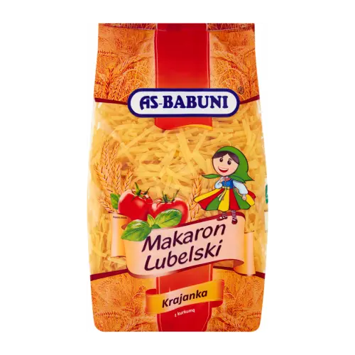 Макаронні вироби з куркумою Локшина AS Babuni Krajanka 1 кг Польща