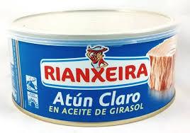 Тунець у соняшниковій олії Rianxeira Atun Claro En Aceite De Girasol 900 г Іспанія