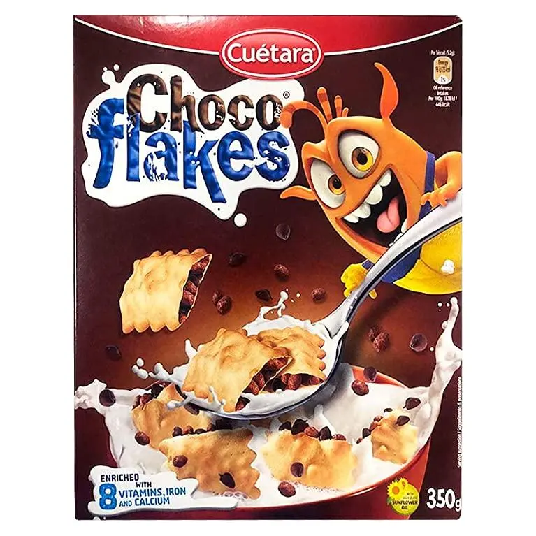 Печиво (бавовна) з вітамінами, залізом і кальцієм Flakes Cuetara 350 г Іспанія