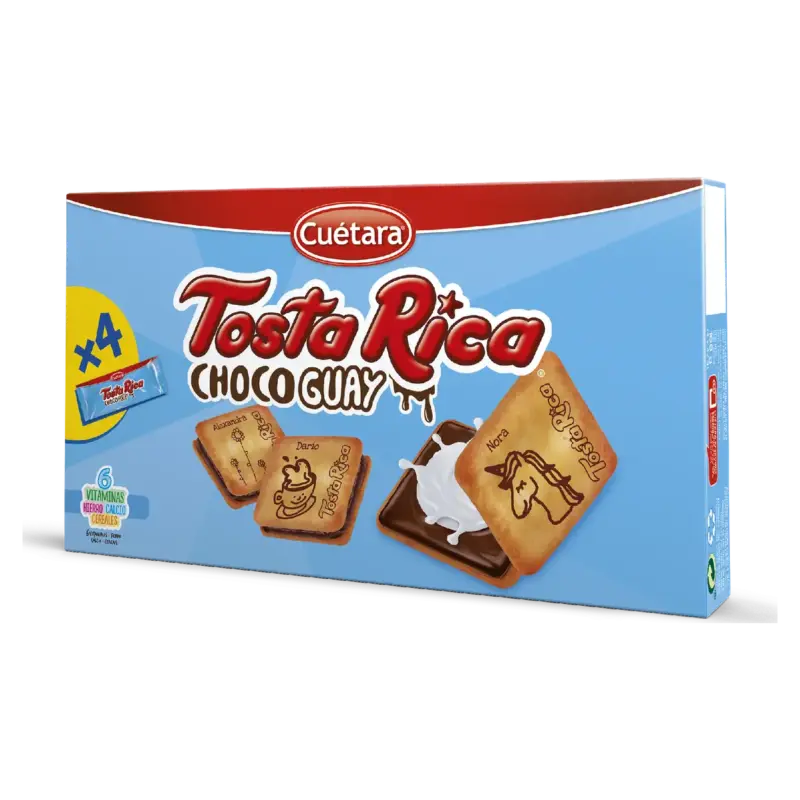 Хрустке печиво Choco Guay Tosta Rica Cuetara 168г Іспанія