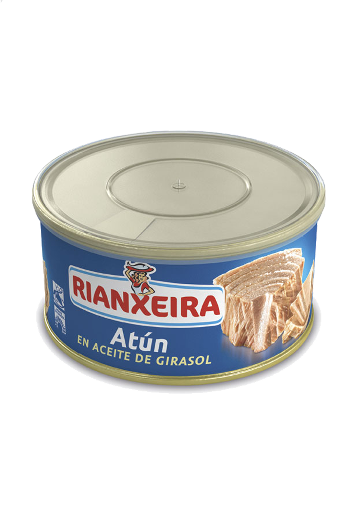 Тунець в соняшниковій олії Rianxeira Atun Claro En Aceite De Girasol 80г Іспанія