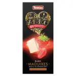 Білий шоколад без цукру та глютену Torras ZERO BLANC MADUIXES White Chocolate strawberries з полуницею 125 г