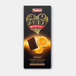 Чорний шоколад без цукру та глютену Torras ZERO NEGRA TARONJA з апельсином Іспанія 125 г