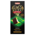 Чорний шоколад без цукру та глютену Torras ZERO with mint з м’ятою 100 г Іспанія
