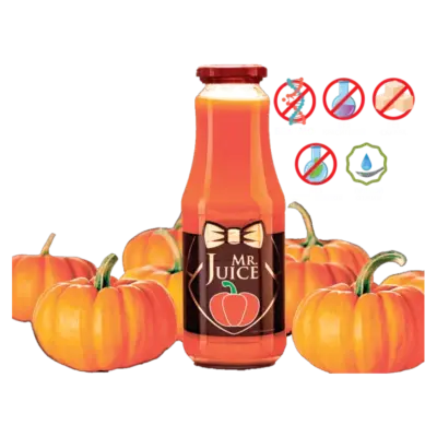 Гарбузовий сік БЕЗ ЦУКРУ Mr Juice з м'якоттю, прямого віджиму, 1л