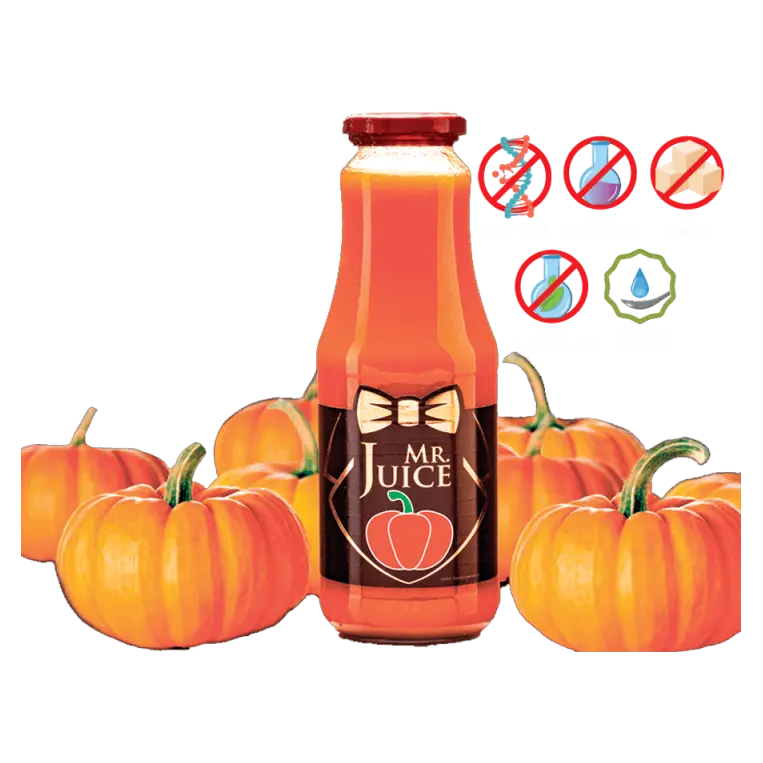 Гарбузовий сік БЕЗ ЦУКРУ Mr Juice з м’якоттю, прямого віджиму, 1л