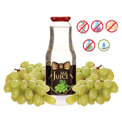 Сік Білого винограду Mr Juice з м'якоттю, прямого віджиму, БЕЗ ЦУКРУ 1л