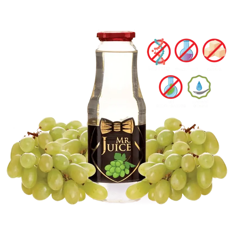 Сік Білого винограду Mr Juice з м’якоттю, прямого віджиму, БЕЗ ЦУКРУ 1л
