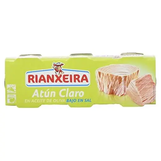 Тунець в оливковій олії Rianxeira Atun Claro en Aceite de Oliva (3х80г) 240г Іспанія