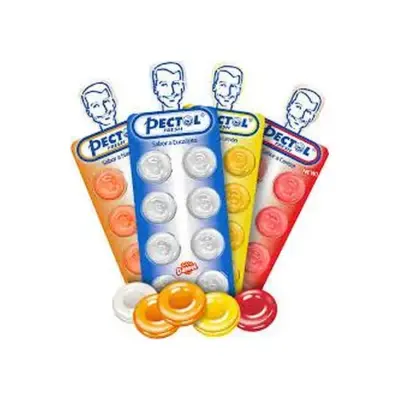 Льодяники Мікс+вітамін З Pectol Flavour + Vitamin C Damel 4 блістери 80г Іспанія