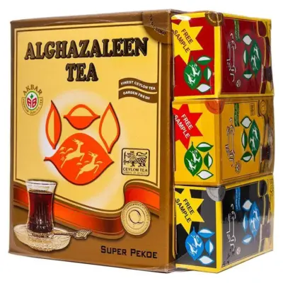 Чорний цейлонський чай Преміум Akbar «Do Ghazal Tea Super Pekoe»450г + 3 пробники