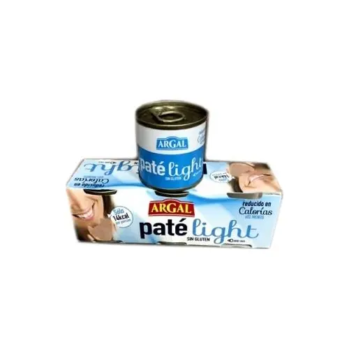 Паштет зі свинячої печінки низькокалорійний без глютену Paté light Argal 80 г Іспанія