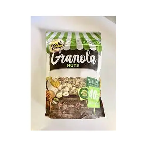 Гранола з горіхами, сумішшю Granola Natural Nuts Hello Day 275 г Польща