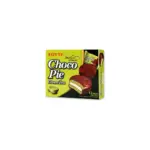 Печиво (Пірожне) шоколадне Choco Pie LOTTE Чоко пай Зелений чай 28 г Ю.Корея