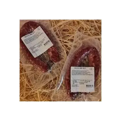 Італійська ковбаса салямі Salsiccia curva dolce (вага кільця 0,315 р - 0,350 р)