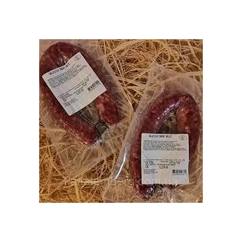Італійська ковбаса салямі Salsiccia curva dolce (вага кільця 0,315 р – 0,350 р)