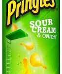 Чипси сметана та зелена цибуля Pringles Sour cream&Conion,200 г