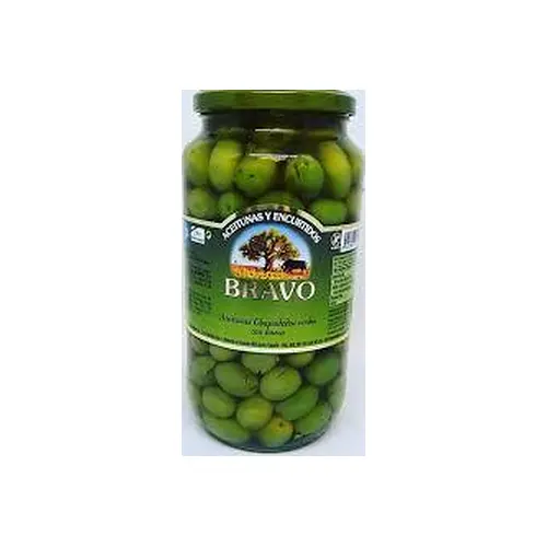 Оливки зелені Пальчики Bravo aceitunas chupadedos con hueso 1000 г Іспанія