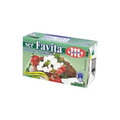 Сир-крем Фета Favita Mlekovita 16% жирн.270г Польща