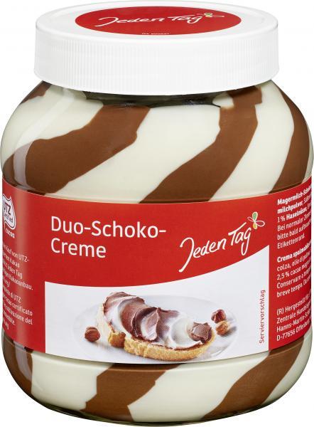 Шоколадний крем (таста) Duo-Schoko Creme Jeden Tag Німеччина 750г