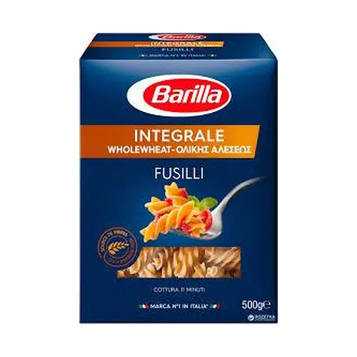 Макаронні вироби БЕЗ ЯЄЦЬ Інтеграли Fusilli Barilla Італія 500г