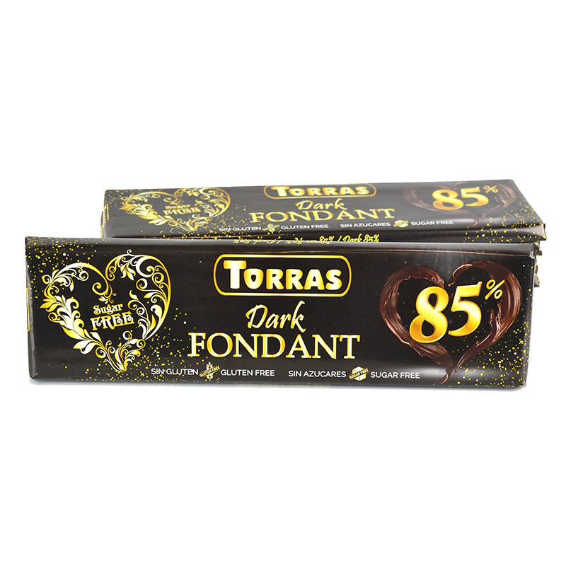 Шоколад без цукру і глютену Dark Fondant 85% Torras Іспанія 250г