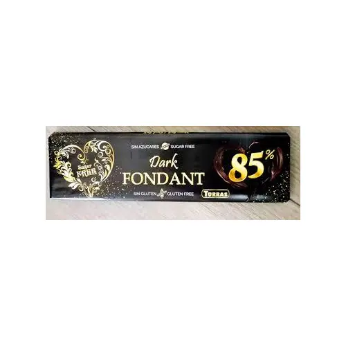 Шоколад без цукру та глютену Dark Fondant 85% Torras Іспанія 250 г