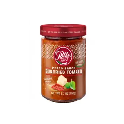 Соус песто Polli Pesto Pomodori secchi e formagio 190 г Італія