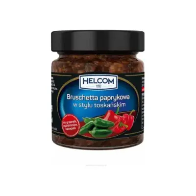 Соус для брускетти Тосканський перець Helcom bruschetta paprykowa w stylu toskanskin 195г