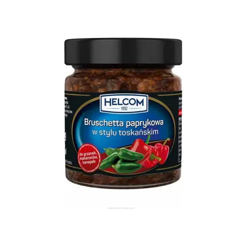 Соус для брускетти Тосканський перець Helcom bruschetta paprykowa w stylu toskanskin 195г