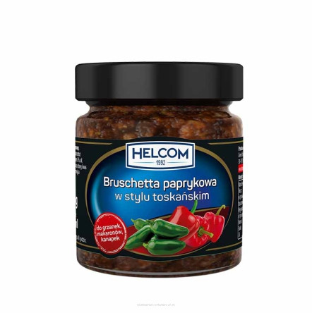 Соус для брускетти Тосканський перець Helcom bruschetta paprykowa w stylu toskanskin 195г
