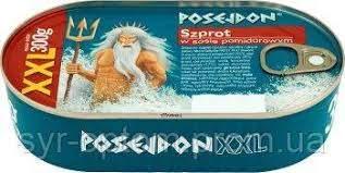 Шпроти в томатному соусі Posejdon XXL 300 г Польща