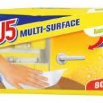 Вологі серветки для прибирання W5 (Яблуко) 80 шт Німеччина