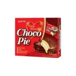 Печиво (Тістечко) Класика Choco Pie LOTTE Чоко пай (12шт) 336г Ю. Корея