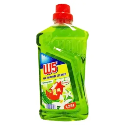 Універсальний миючий засіб для прибирання будинку W5 all purpose cleaner лимон 1250 мл Німеччина