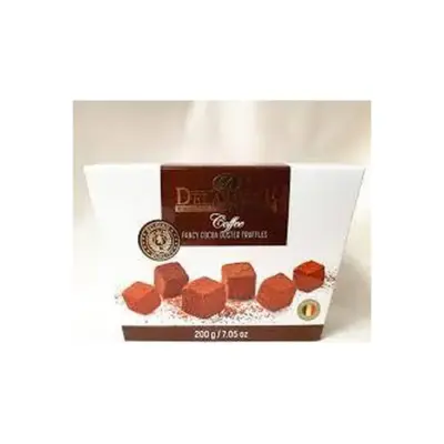 Цукерки трюфельні зі смаком кави Delafaille Coffee 200 г Бельгія