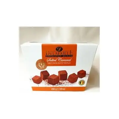 Цукерки трюфельні зі смаком карамелі Delafaille Caramel 200 г Бельгія