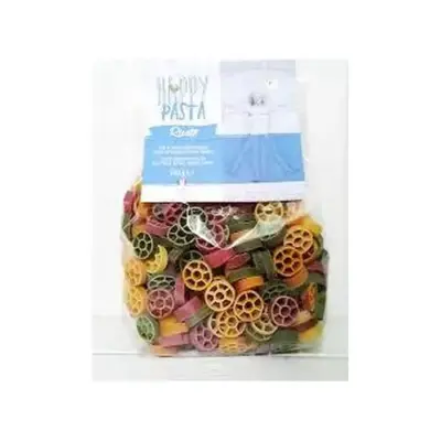 Макарони з овочами Happy Pasta RUOTE Dalla Costa (колеса) Італія, 500 г
