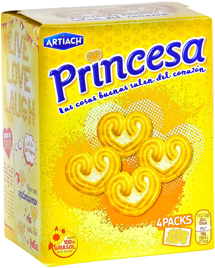 Печенье ПРИНЦЕССА ARTIACH Princesa 120г Испания