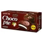 Печиво (Пірожне) шоколадне Choco Pie LOTTE Чоко пай Cacao (6 шт.) 168 г Ю.Корея