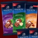 Шоколад молочний з горіхом Magnetic Польща, 100г