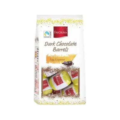 Шоколадні бочки (цукерки) з яєчним лікером Favorina With Egg Liqueur Filling 150г Німеччина