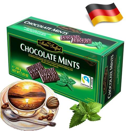 Шоколад (цукерки) Mints (м'ята) Maitre Truffout Австрія 200г