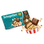 Шоколад молочний з попкорном і карамеллю Schogetten Popcorn&Caramel 100г Німеччина