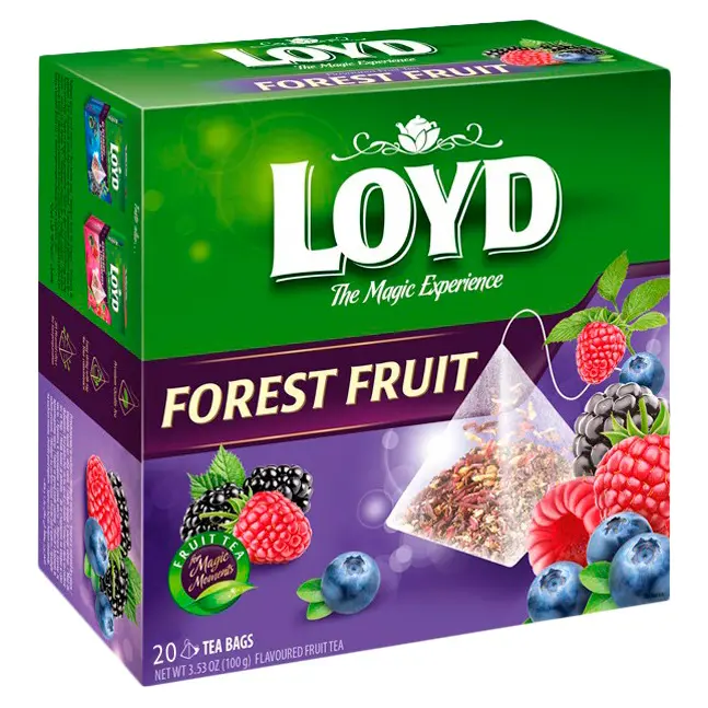 Чай із лісовими фруктами Loyd Forest Fruit 20 пірамідок Польща