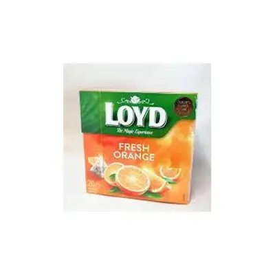 Чай Апельсин свіжий Loyd Fresh Orange 20 пірамідок (44 г) Польща