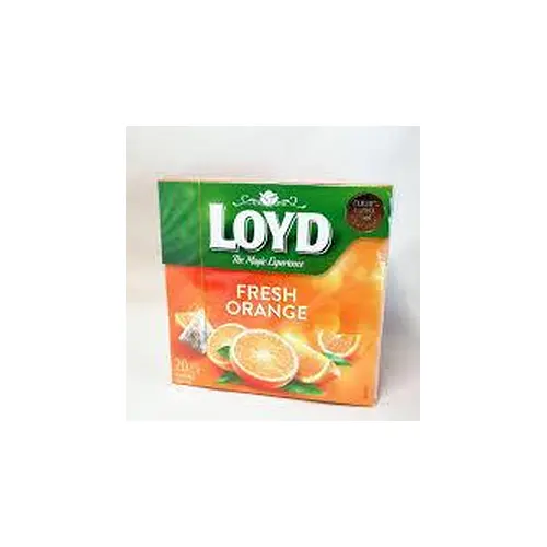 Чай Апельсин свіжий Loyd Fresh Orange 20 пірамідок (44 г) Польща